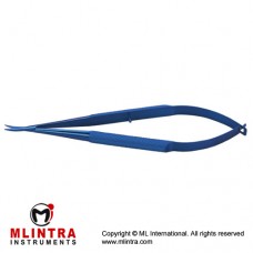  Micro Curved Scissors Round handle,13mm blades,14cm 